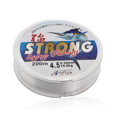 1pc 200 Meters Nylon Fishing Line 0.4mm Fishing Wire Transparent Strong Tension Fishing Line for Fishing Hanging Craft