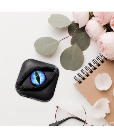 Harilla Mini Contact Lens Container - Unique Portable Travel Lens Box - Blue - Perfect for Home & Office - Buy Online on GoSupps.com