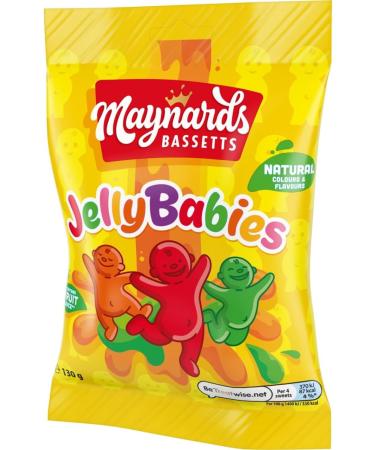 Maynards Bassetts Maynards Bassetts Jelly Babies 130 g - Buy Online on GoSupps.com