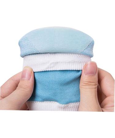 minkissy Socks Moisturizing Heel Socks for Cracked Heels Blue Open Toe spa Gel Socks for Lotion Overnight toeless spa Socks Vented Heel Socks Foot Cover Men and Women Protector Spa - Buy Online on GoSupps.com