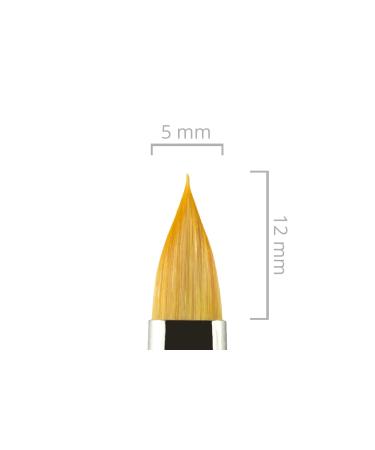 N&BF Studio Catzozungs Brushes | Gel Brush Pointed Size 6 | Vegan Synthetic Hair | Nail Art Cat Tongue for Gel & Acrylic Nails | Made in Germany - Buy Online on GoSupps.com