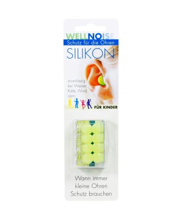 Wellneuss GmbH & Co. KG Germany WELLNOISE ear plugs for children silicone 8 pcs. ear plugs
