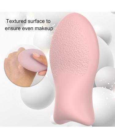 Silicone Powder Puff Beauty Makeup Tools Elastic Wet And Dry Reusable Bendable Fish Tail Shape Face Soft Makeup Puff - Buy Online on GoSupps.com