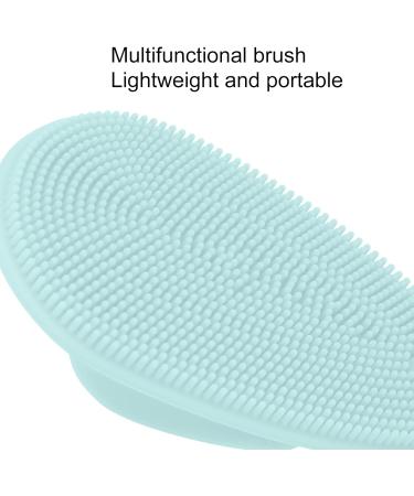 Silicone Face Brush for Deep Cleansing | Convenient Facial Cleaning Tool - Baby Shower Gift (Light Blue - Buy Online on GoSupps.com