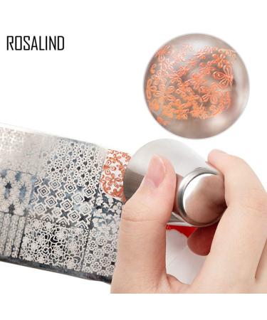 Buy Nail Art Stamper Set - Fashionable Silicone DIY Transfer Tool & Scraper for Stunning Manicures | N5322 - Buy Online on GoSupps.com