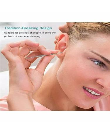 Innovative 6-in-1 Ear Wax Cleaner Tool Set - Stainless Steel Ear Picks for Effective Earwax Removal (Black) | International Shipping Available - Buy Online on GoSupps.com