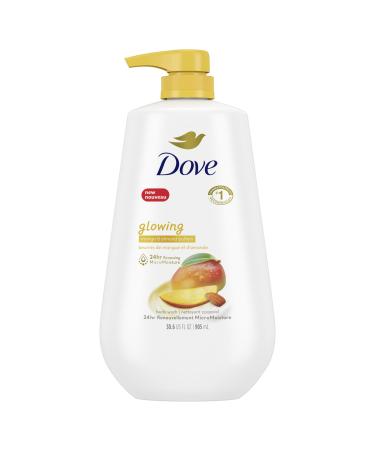 Body Wash Glowing Mango & Almond Butter for Renewed Healthy-Looking Skin Gentle Skin Cleanser with 24hr Renewing MicroMoisture 30.6oz