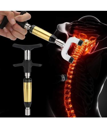 Manual Chiropractic Tool - Portable Spine Massager & Correction Gun with 6 Starch Levels & 4 Massage Heads for Spinal Alignment - Buy Online on GoSupps.com