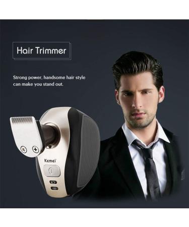 Men's 5-in-1 5D Electric Rotary Razor - Rechargeable Waterproof Five-Headed Beard & Hair Razor for Perfect Bald Look - Buy Online on GoSupps.com