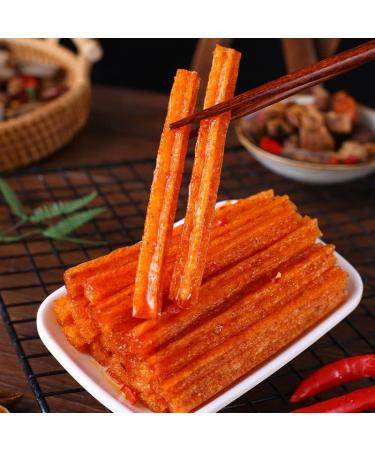 Latiao snacks 62g/bag Latiao snacks mala Latiao a variety of flavors spicy snacks handmade Latiao Chinese characteristics big gluten Instant snack Delicious food (Combination 5 bags) - Buy Online on GoSupps.com