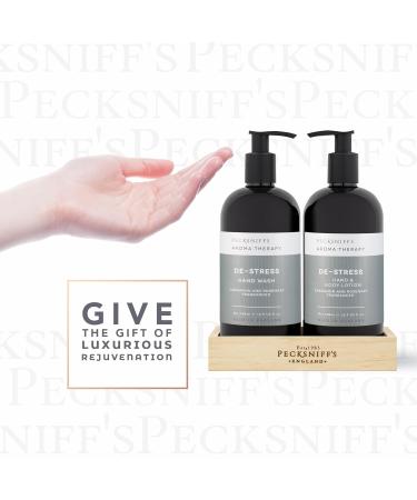 Pecksniffs Moisturizing Hand Wash and Hand & Body Caddy Lotion Set - Aroma:Therapy De-Stress 500 ml/16.9 fl oz - Buy Online on GoSupps.com