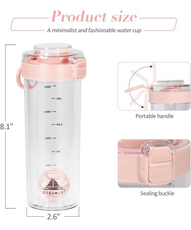 Premium 500ml Protein Shaker Durable BPA-Free Cup for Creamy Protein Shakes Odor-Neutral Fitness Shaker in Pink - Buy Online on GoSupps.com