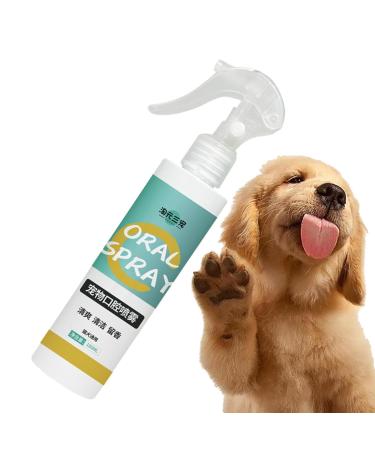 SHZONS Pet Oral Care Spray for Dogs Effective Dog Teeth Cleaning Spray 180ml Odor Removal Pet Clean Teeth Spray Dog Teeth Cleaning Spray for Dogs and Cats