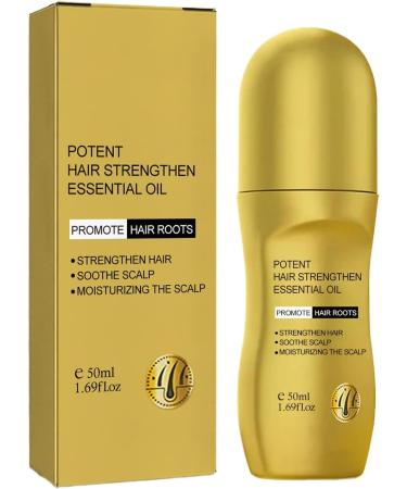 Huile de cheveux Damaged Hair Oil Scalp Oil for Hair Growth Hair Thickening Oil for Men Rollerball Hair Oil for Growth Scalp Oil Hair Moisturizer for Thickening - Buy Online on GoSupps.com