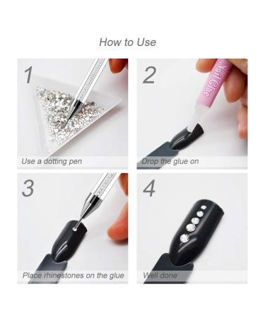 1440-Piece Crystal Rhinestones Set with Tweezers & Dotting Pen - Perfect for Nail Art DIY Crafts & Clothing Decoration - Buy Online on GoSupps.com