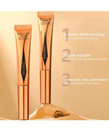 AKOFIC Blush Beauty Wand - Liquid Contour & Highlighter for Flushed Cheeks and Glowing Skin - Buy Online on GoSupps.com