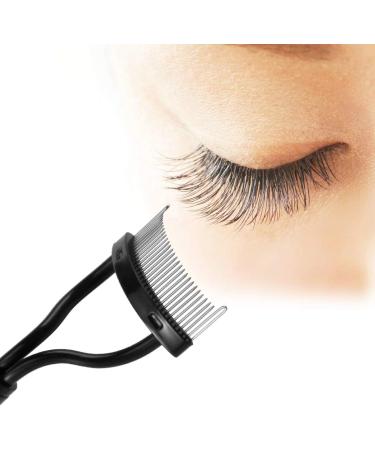 Frcolor Eyelash Comb Curler & Separator - Black Eyelash & Brow Makeup Tool for Perfect Application - Buy Online on GoSupps.com