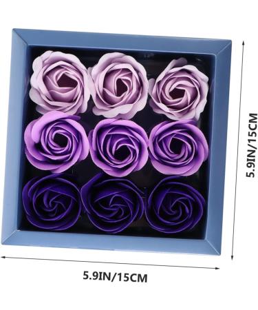 Beaupretty 4 Boxes Rose Box Mothers Day Mother s Day Rose Soap Rose Flower Gradient Rose Soap Bouquet Simulation Rose Soap Romantic Square Flower Box Soap Flower - Buy Online on GoSupps.com