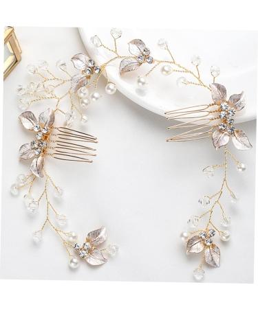 Ipetboom Bride Hair Braiding Hair Comb Hair Clip Hair Pin Tiara Pearl Hair Comb Vintage Wedding Comb Bridal Hair Combs Bridal Headdress Pearl Hair Accessories Bride Hairpin Manual - Buy Online on GoSupps.com