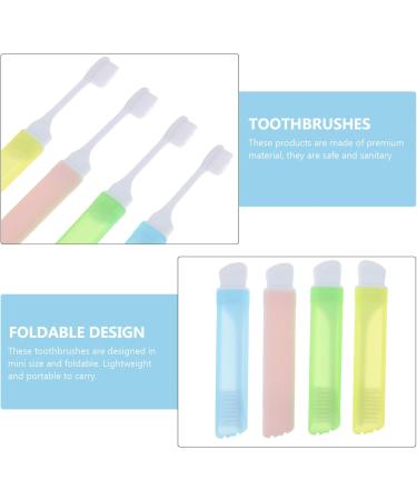 Buy Ipetboom 12 Pieces Travel Toothbrush Set - Foldable Oral Care Solution | International Shipping Available - Buy Online on GoSupps.com
