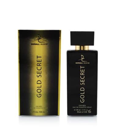 GOLD SECRET BY DORALL COLLECTION COLOGNE FOR MEN 3.3 OZ / 100 ML EAU DE TOILETTE SPRAY - Buy Online on GoSupps.com