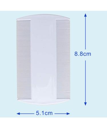 Lot de 4 Peignes Double Face Anti-Poux et Anti-Puces en Plastique Peigne Dents Fines pour Chats Chiens et Enfants limination des Poux et Puces - Pour Toilettage des Animaux de Compagnie - Buy Online on GoSupps.com