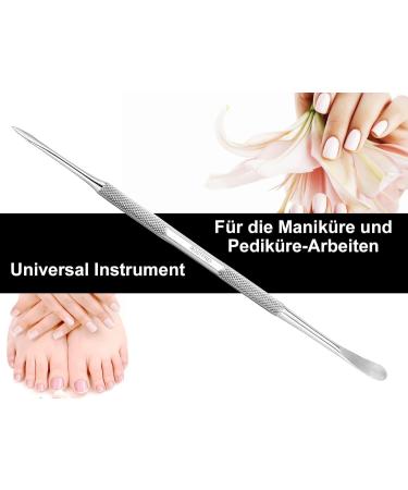 Cuticle Pusher Gel Spatula Premium Nail Cleaner for Perfectly Groomed Nails | Worldwide Shipping - Buy Online on GoSupps.com