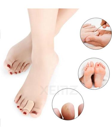 Silicone Gel Toe Cap Corrector for Foot Pain Relief - Toe Protector for Bunions, Corns, and Ingrown Toenails - Cuttable Toe Sleeves for Hammer Toes and Claw Toes - Buy Online on GoSupps.com
