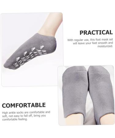 POPETPOP 1 Pair Gel Socks for Foot Care Foot Care Gel Sock Spa Gel Socks Foot Treatment Socks Pedicure Socks Gel Lined Socks Women Gel Socks Hydrating Socks Women's Gloves Polyester Aldult - Buy Online on GoSupps.com