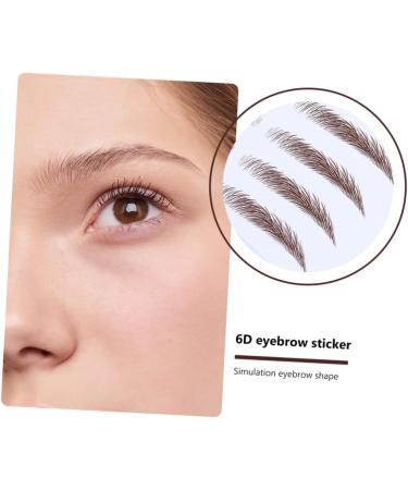 FOMIYES 20 Pcs Eyebrow Stickers Tool Stickers Makeup Brow Sticker Artificial Eyebrow 6d Water Proof Applique - Buy Online on GoSupps.com