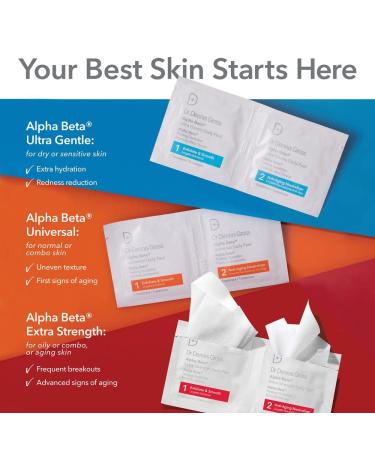 Dr. Dennis Gross Ultra Gentle Daily Peel for Dehydrated or Sensitive Skin - 5 Treatments - Buy Online on GoSupps.com