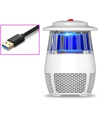 KUKUALE USB Electric Mosquito Killer Trap Catcher Fly Pest Insect Zapper Night Lamp white - Buy Online on GoSupps.com