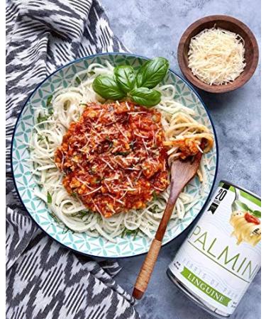Palmini Low Carb Linguine - 4g Carbs - Shark Tank Featured Hearts of Palm Pasta | 14oz (Pack of 6) - Buy Online on GoSupps.com