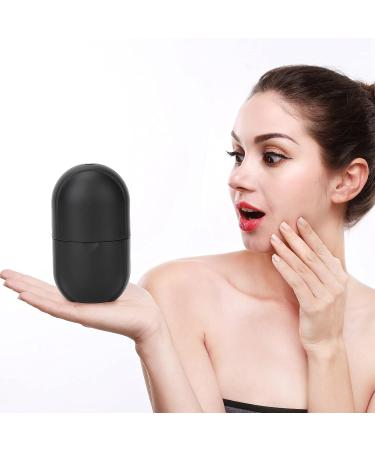 Reusable Cryo Cup for Ice Cream Sundaes & Muscle Relief | Freezable Massage Tool for Pain Sprains & Inflammation - Pure Black - Buy Online on GoSupps.com
