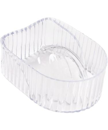 YUSSEQDD Nail Art Tool Nail Soaking Bowl for Manicure SPA Acrylic Remover Portable and Lightweight Transparent 14.8x11.5x5.7cm 14.8x11.5x5.7cm Transparent - Buy Online on GoSupps.com