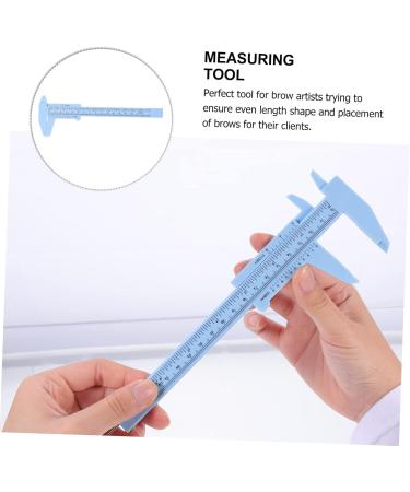 NOLITOY Multitools 2pcs Eyebrow Ruler Positioning Ruler Reusable Stencils Vernier Caliper Calipers Miss Accessories - Buy Online on GoSupps.com