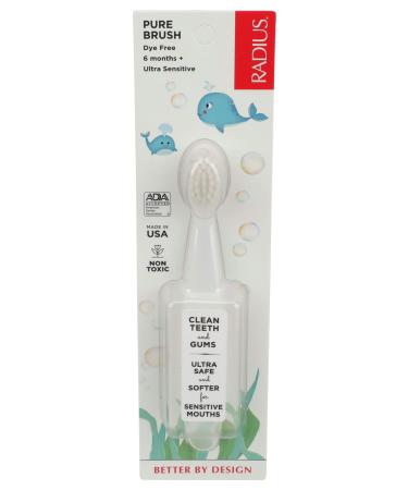 RADIUS Ultra Sensitive Pure Brush Baby Toothbrush  1 EA - Buy Online on GoSupps.com