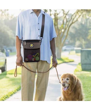 FTTouuy Waterproof Dog Food Bag - XL Brown | Perfect for Training & Agility Treats - Durable Pet Supply - Buy Online on GoSupps.com