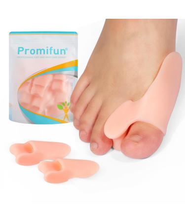 Promifun Bunion Cushion Protector Bunion Corrector Pads with Separator for Big Toe Gel Shield for Foot Pain Relief Calluses Relieve Foot Pain from Friction 12 Packs