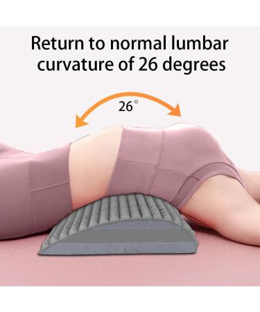 Lomug 2-in-1 Neck & Back Extensor | Back Massage Device & Stretcher for Pain Relief - Gray - Buy Online on GoSupps.com