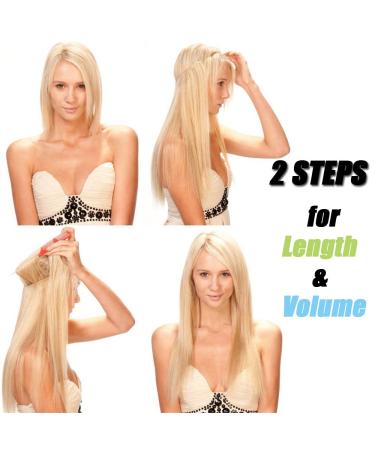 Elailite Real Hair Extensions with Wire - Invisible Faden Remy Smooth 16 /40cm 60g #01 Black - Premium Quality International Shipping - Buy Online on GoSupps.com