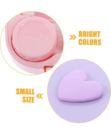 Healeved Contact Lens Container Travel Case | Durable Lens Storage Box for Outdoor Use | 7.00x6.80x2.50cm - Buy Online on GoSupps.com