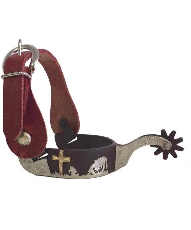Praying Cowboy Antique Brown Spur Package for Men - AJ Tack Wholesale - Buy Online on GoSupps.com
