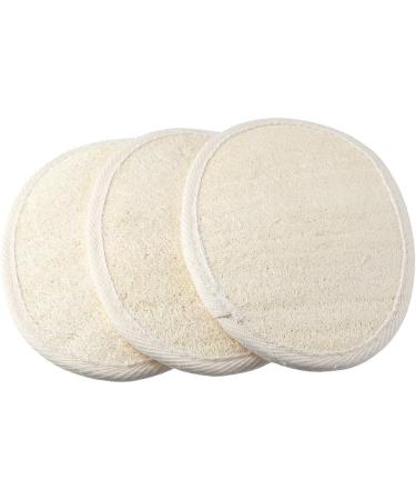 6Pcs Natural Loofah Sponge Set | Biodegradable Exfoliating Shower Pads for Dead Skin Removal | Eco-Friendly Luffa Spa Essentials - Buy Online on GoSupps.com