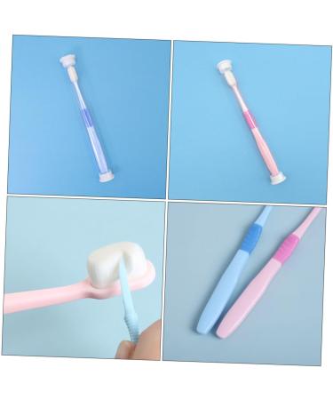 Minkissy 6-Pack Portable Pink Toothbrushes for Adults | Safe Oral Care & Dental Clean | Ideal for Home & Travel - Buy Online on GoSupps.com