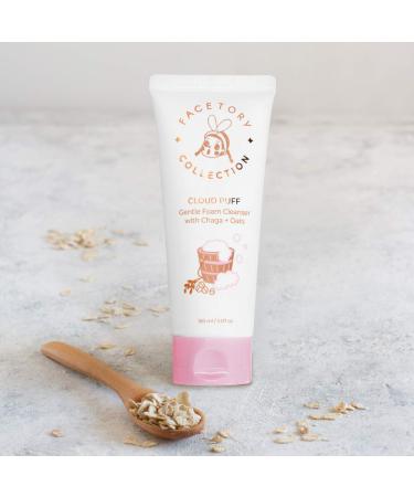 FaceTory Cloud Puff Gentle Foam Cleanser - 150 ml - Moisturizing Face Wash with Chaga and Oats Extract for All Skin Types - Buy Online on GoSupps.com
