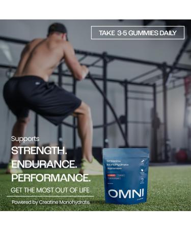 Creatine Monohydrate Gummies - Supports Muscle Growth Recovery & Brain Function - Convenient & Easy to Take - Great Tasting Watermelon Flavor - 1g per Gummy Low Sugar - 90 Count - Buy Online on GoSupps.com