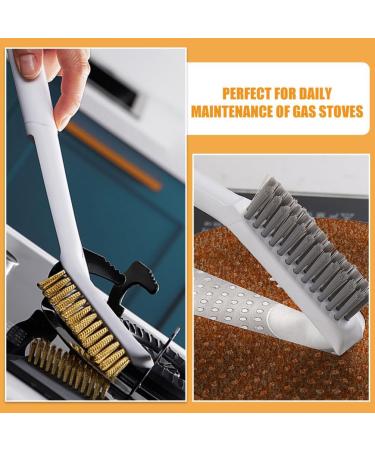 Beaupretty 2Pcs Oven Cleaner Gas Stove Cleaner Oven Grill and Fryer Cleaner Stove Gas Clean Brush - Buy Online on GoSupps.com