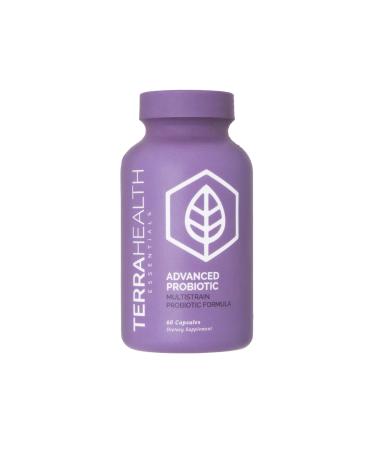 Terra Health Essentials Advanced Probiotics | 50 Billion CFU | Reduce Bloating & Gas Immune Support | 30-Day Supply (60 Capsules)