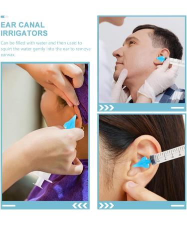 CIIEEO Ear Wax Removal Kit - 4pcs Ear Wax Syringe & Squeeze Bulb for Ear Cleaning - Black Ear Cleaning Tool - Buy Online on GoSupps.com